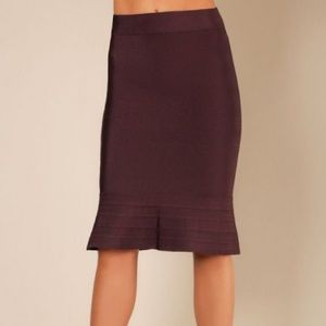 Wow Couture bandage midi skirt